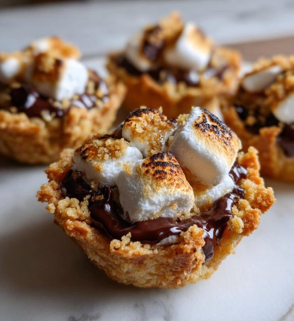 smores cookie cups