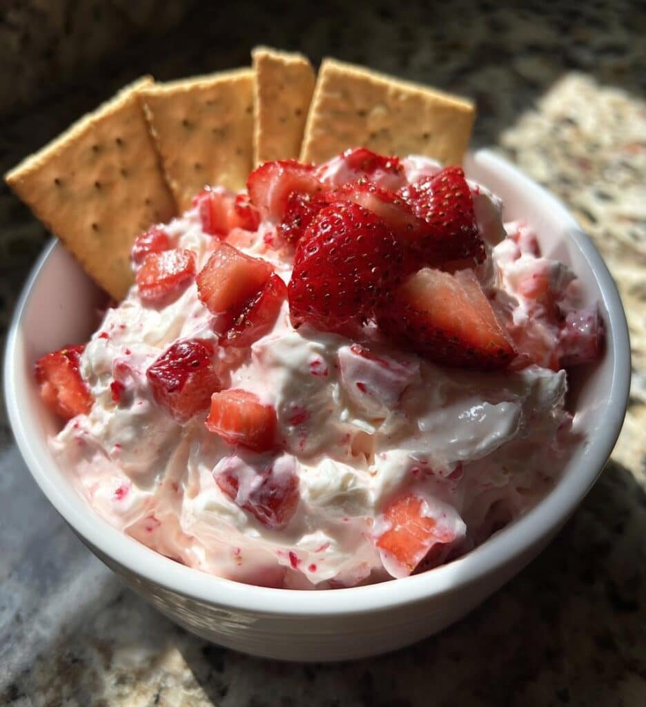 strawberry cheesecake dip recipe