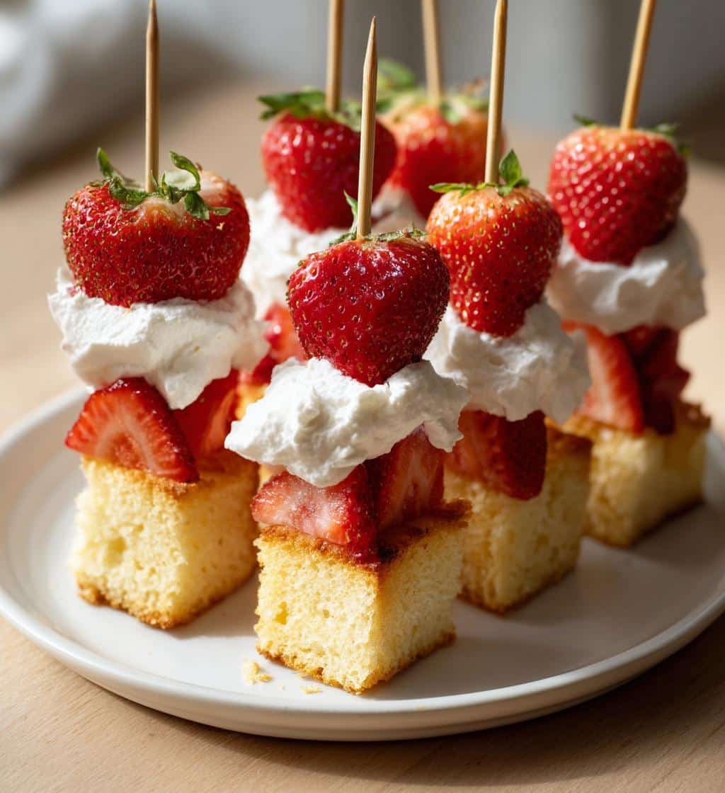 strawberry shortcake kabobs - detail 1