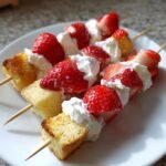 strawberry shortcake kabobs