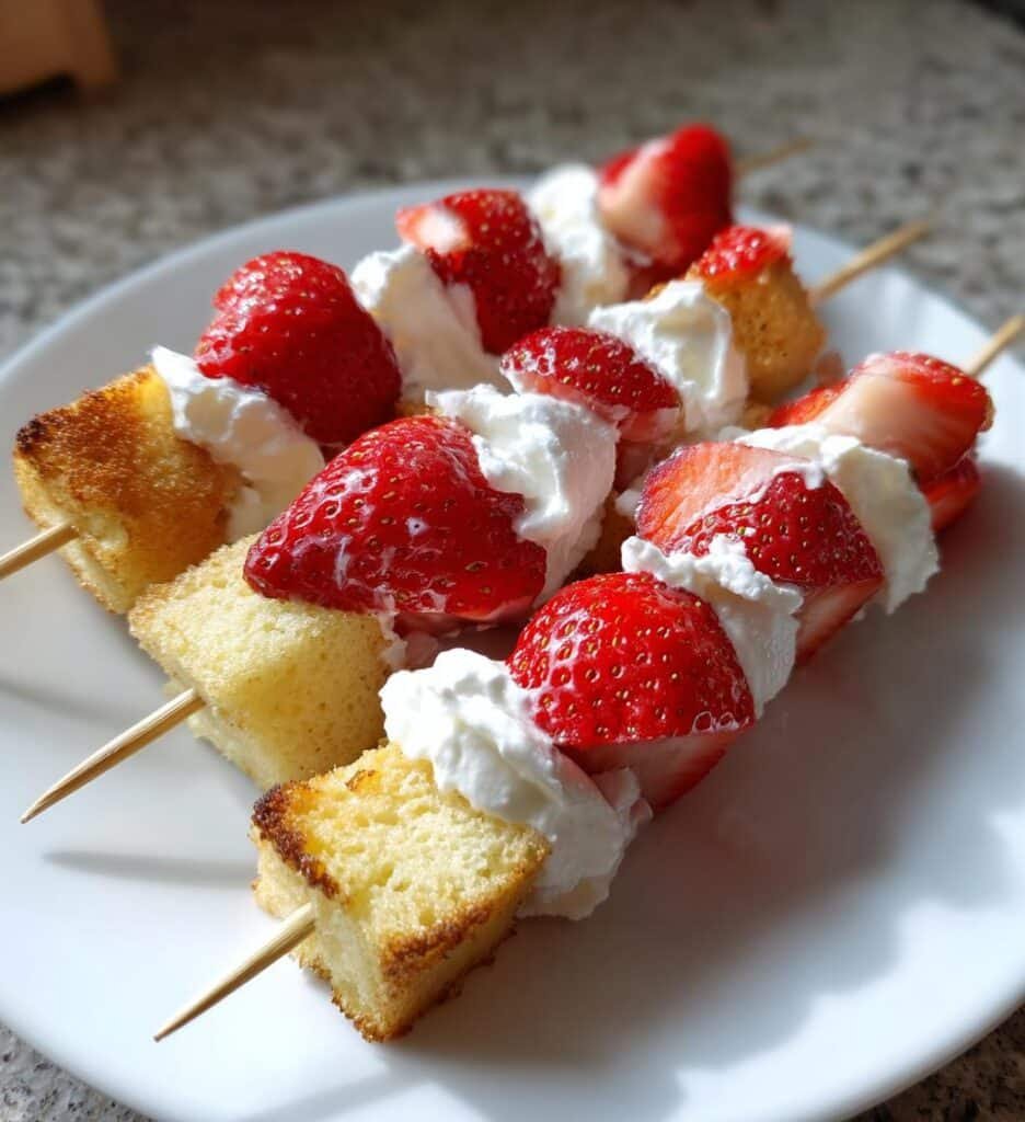strawberry shortcake kabobs
