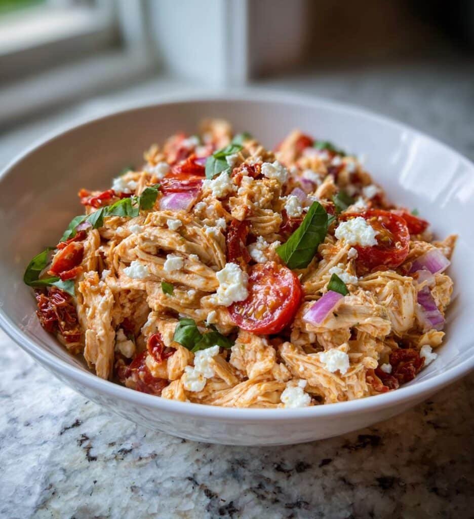 sun dried tomato chicken salad