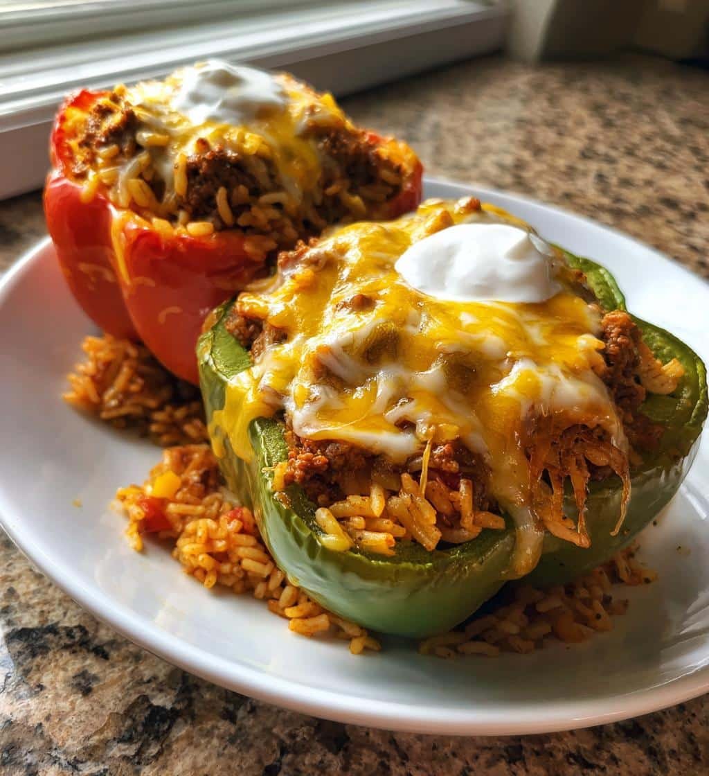 taco stuffed peppers delicious recipe - detail 1