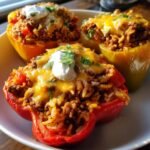 taco stuffed peppers delicious recipe