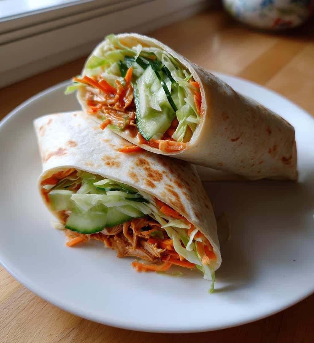 teriyaki chicken wrap - detail 1