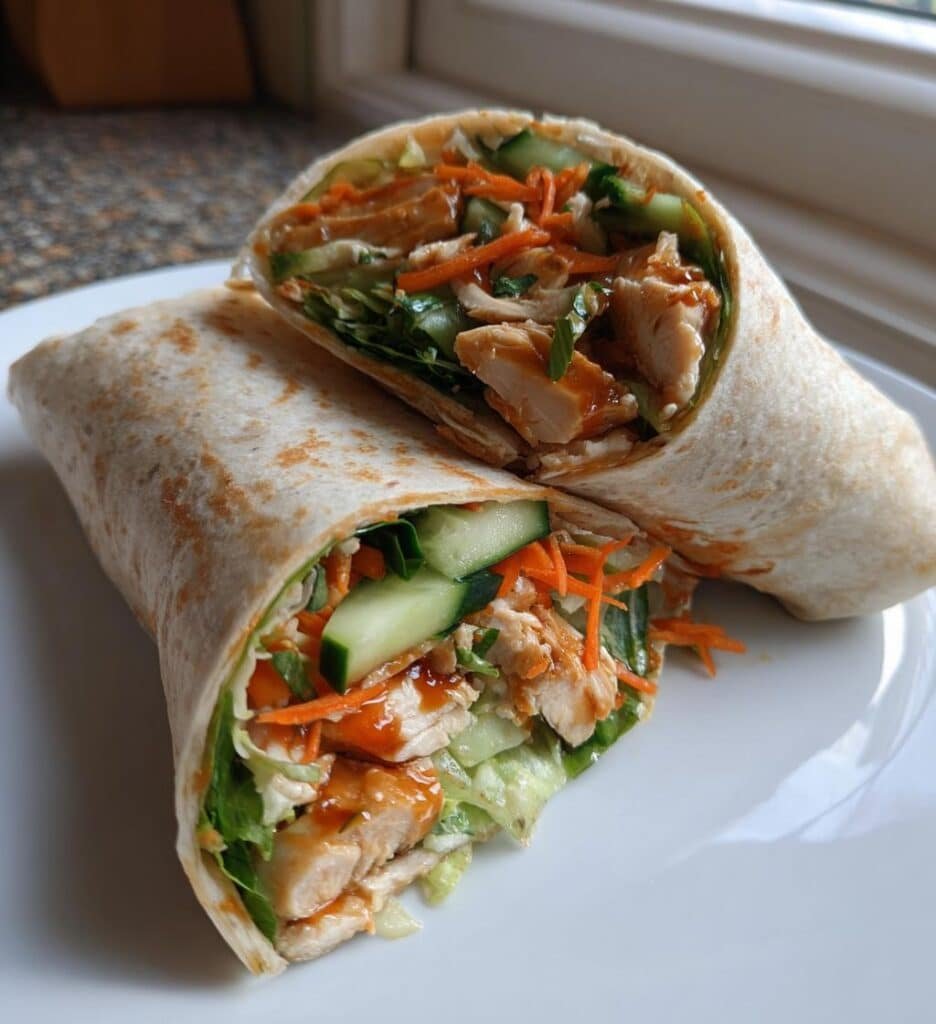 teriyaki chicken wrap