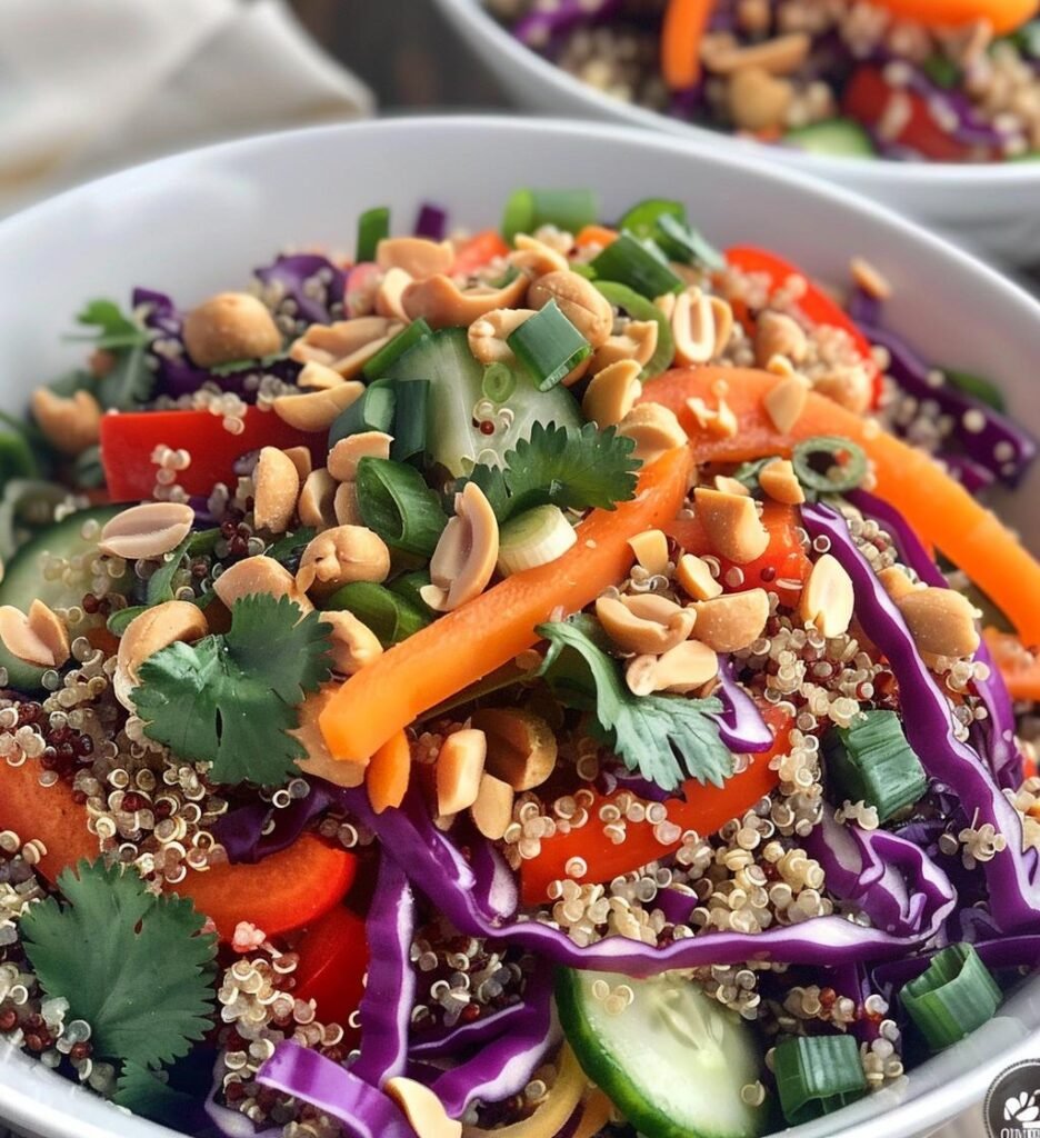 thai quinoa crunch salad