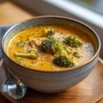vegan broccoli cheddar soup recipe cozy comfort