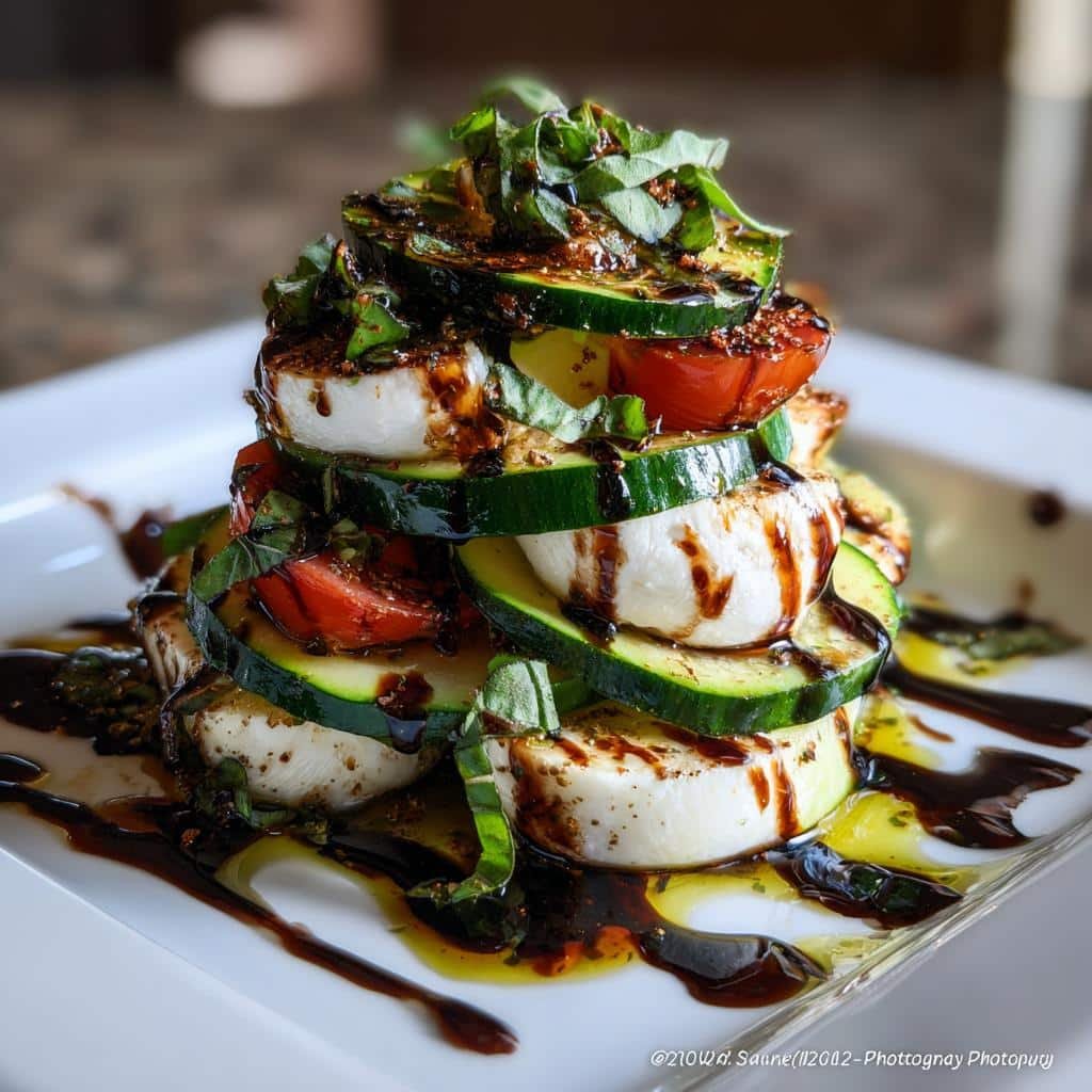vibrant cucumber caprese salad a refreshing twist