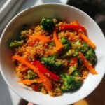 vibrant quinoa veggie stir fry clean eating
